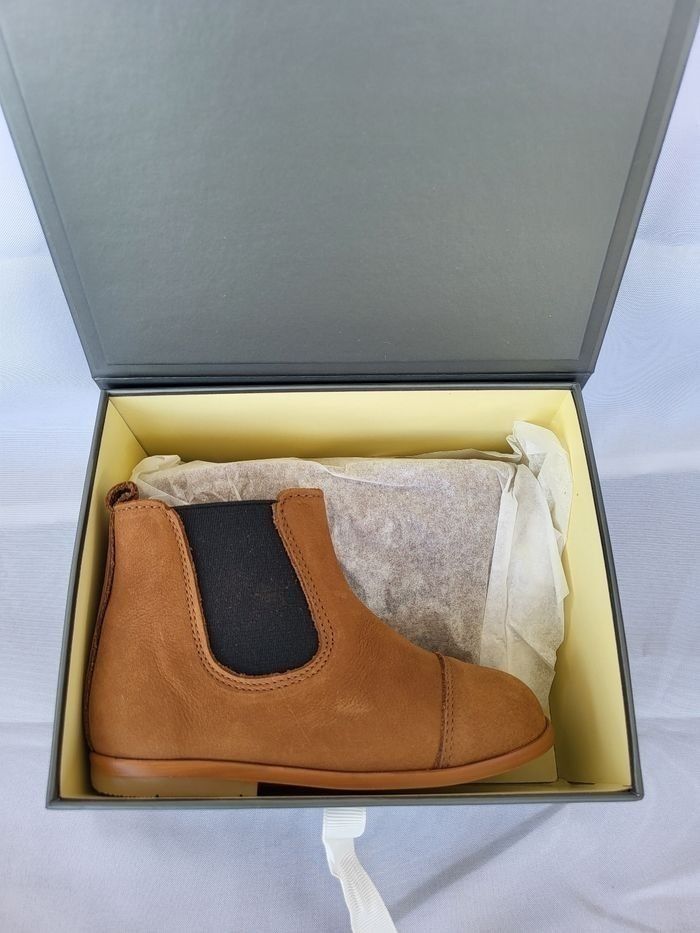 Bottines en cuir cognac Point 23 Made in 🇨🇵 - photo numéro 2