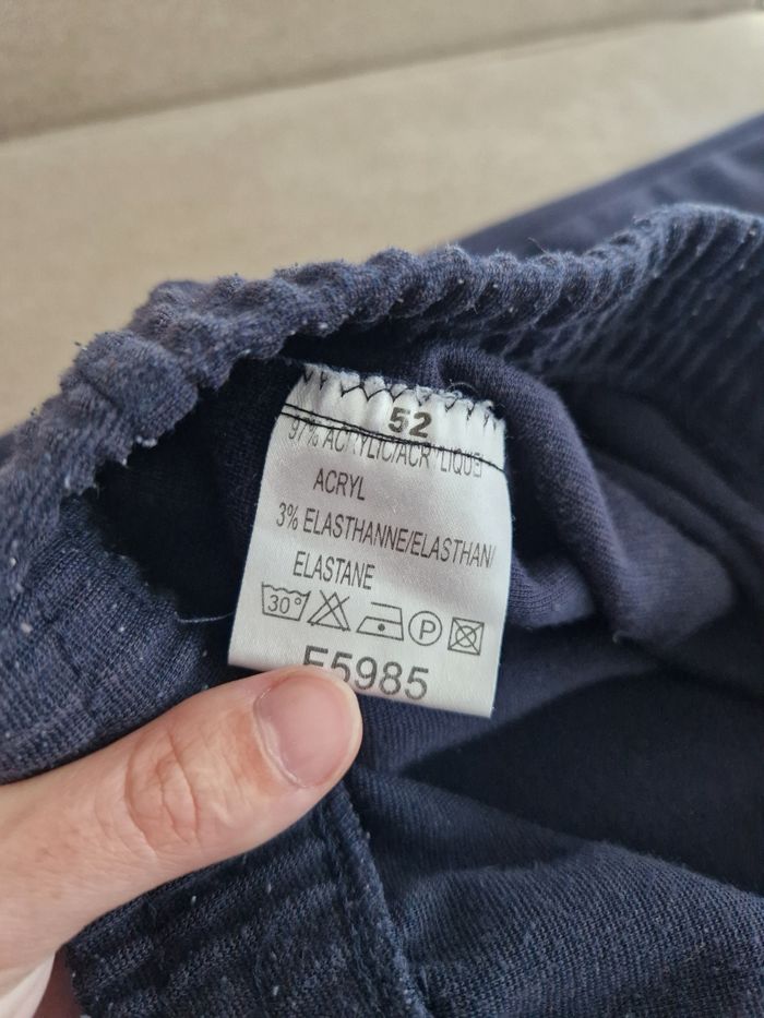Pantalon élastique bleu marine Blanche Porte - photo numéro 4