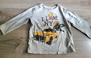 Tee-shirt gris ML DPAM 4 ans