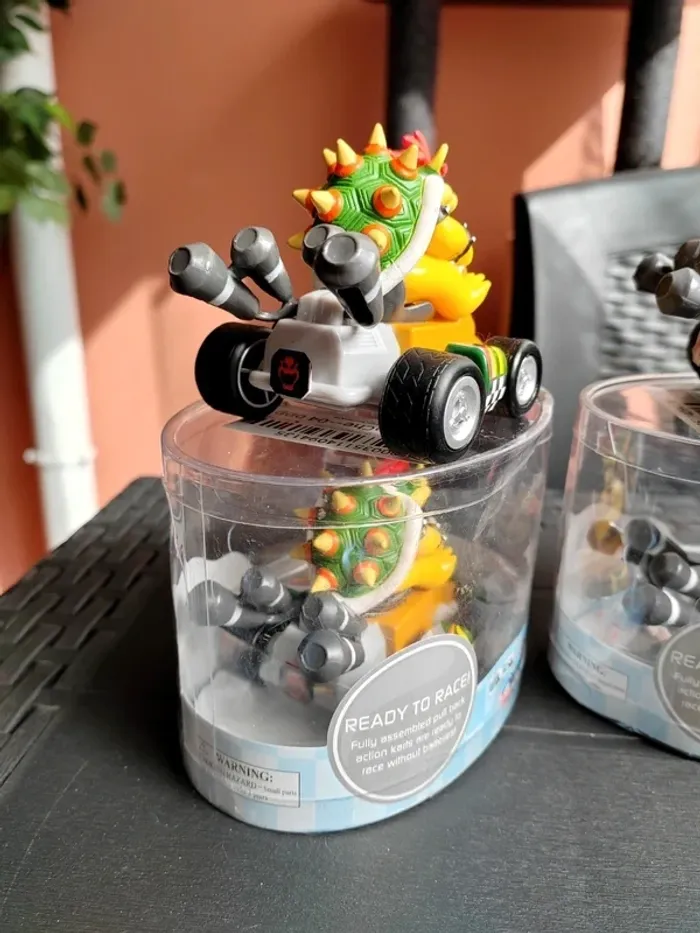 Lot de 3 Figurines Mario Kart à propulsion - Nintendo - Mario, Yoshi, Bowser - photo numéro 6