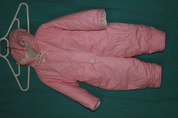 Combinaison pilote hiver fille rose 12 mois Kiabi