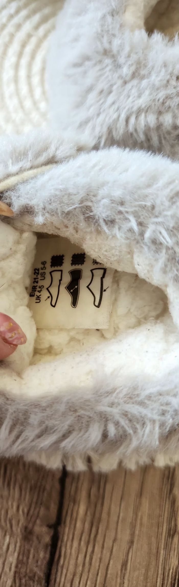 Chaussons Enfant P.21/22 Gémo Gris blanc - photo numéro 8