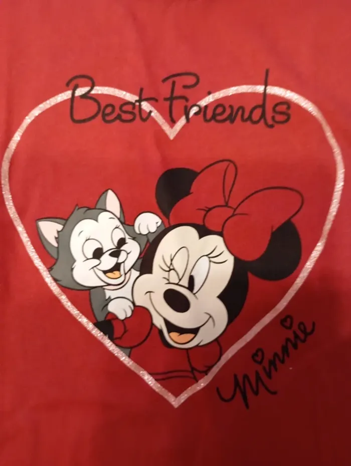 Tee shirt Minnie manches longues taille 4 ans - photo numéro 3