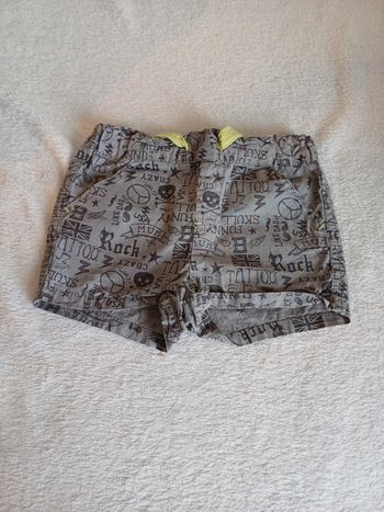 Short gris 24 mois kiabi