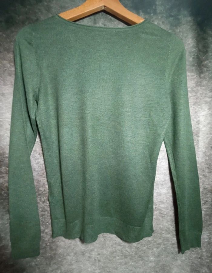 Pull doux vert Camaïeu - photo numéro 7