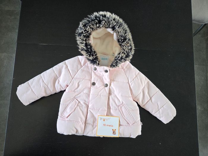 Manteau hiver fille 18 mois