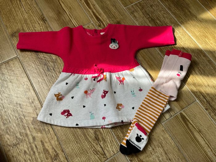 Robe avec collant