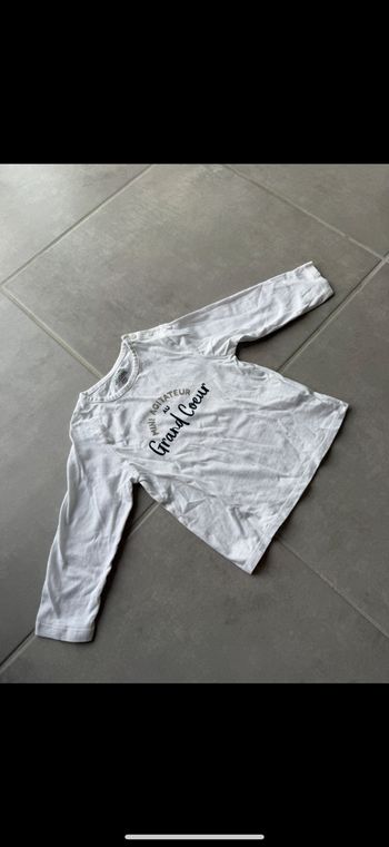 Tee shirt manches longues 24 mois