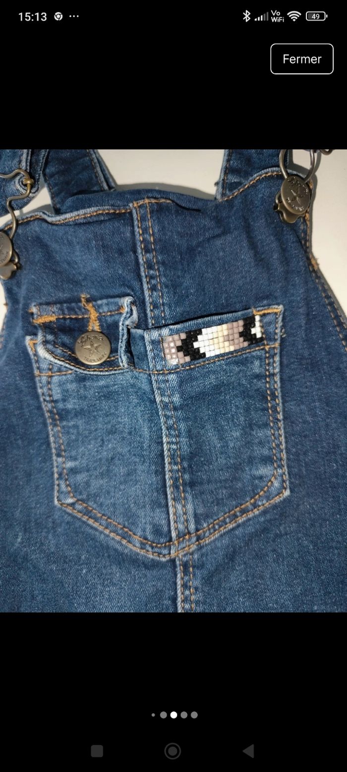 Salopette short fille liberto 14 ans - photo numéro 4