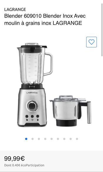 Bleender neuf Lagrange