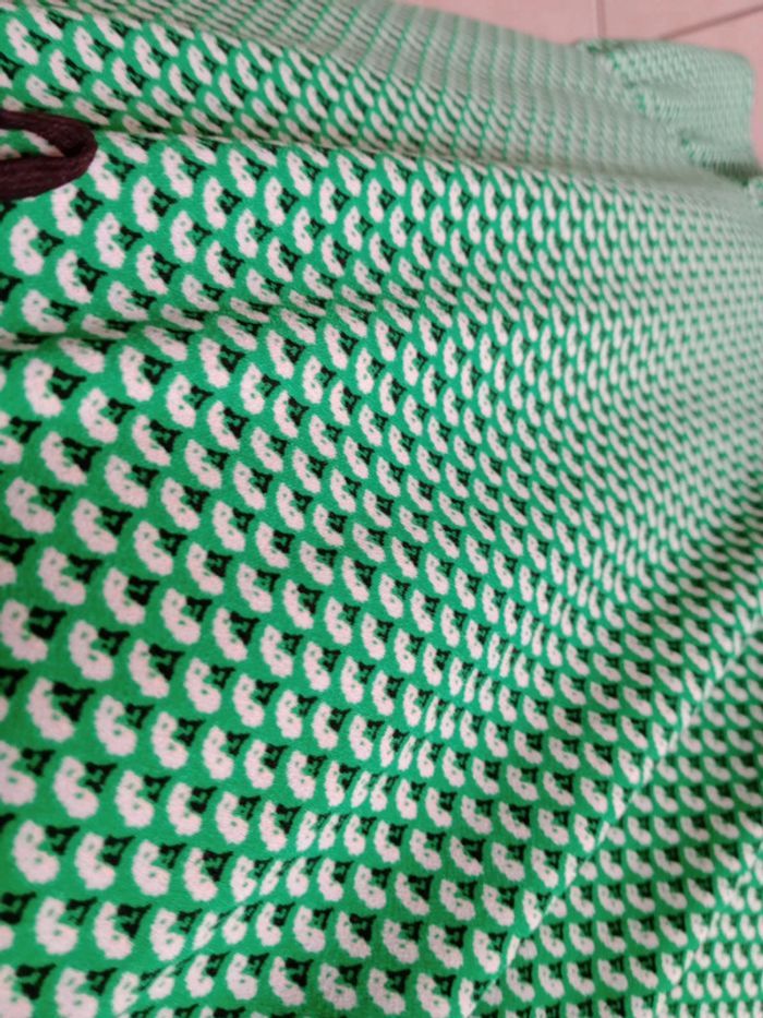 Robe XL verte et blanche c80 - photo numéro 7