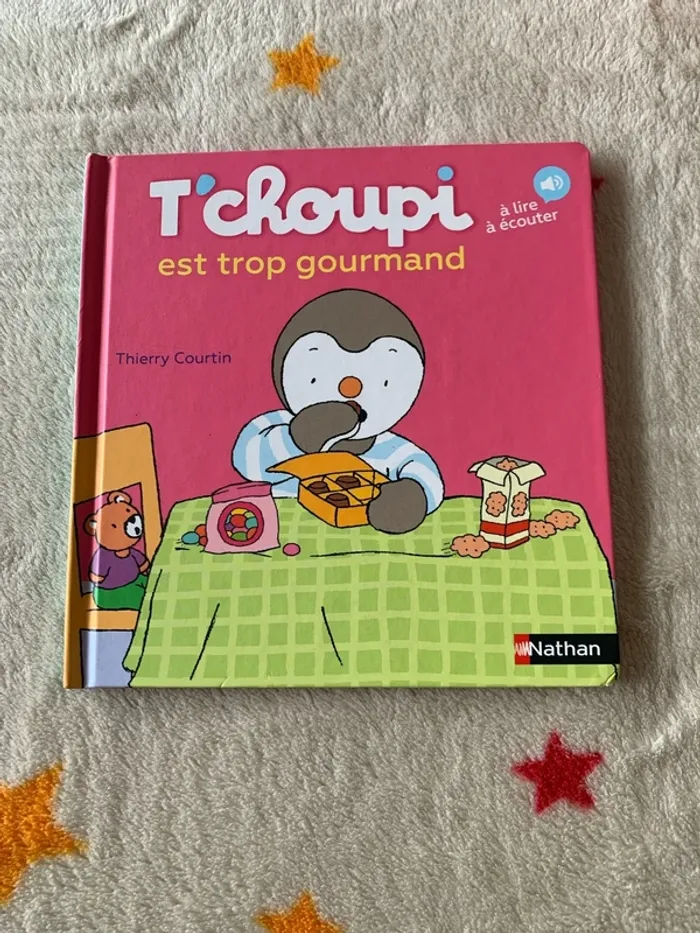T’choupi est trop gourmand à lire à écouter Très bon état