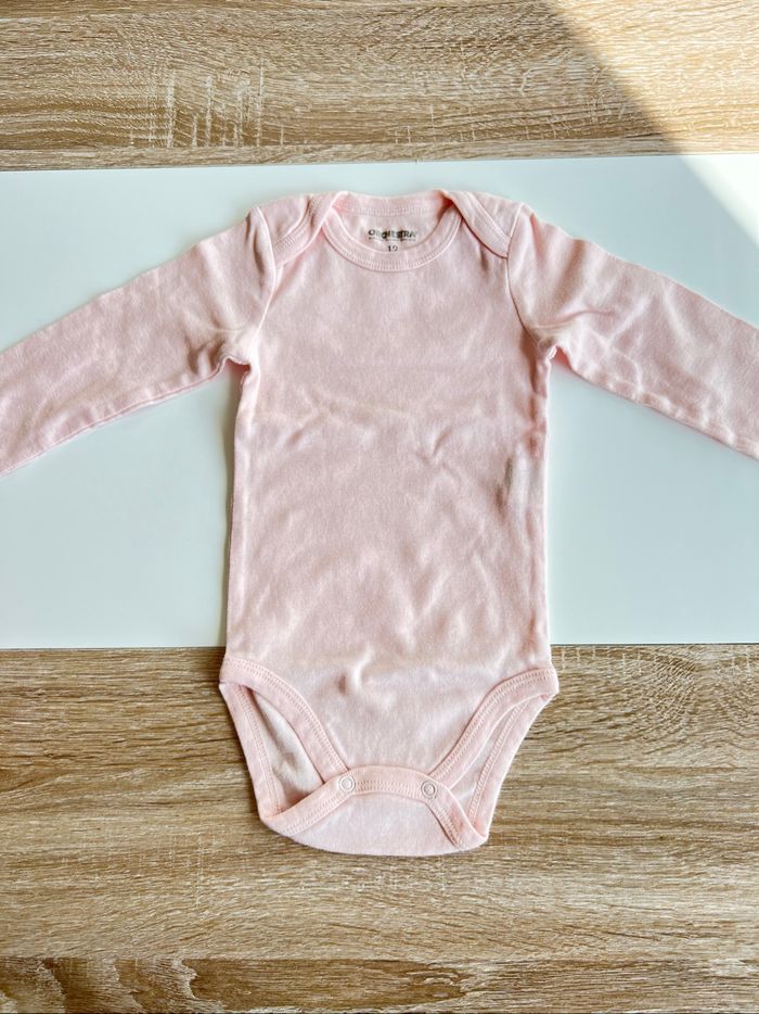 Lot bodies manches longues fille 12 mois - photo numéro 4