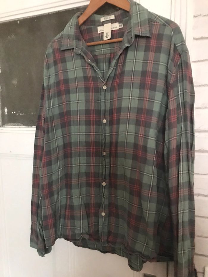 Lot de 2 chemises à carreaux H&M taille L et XL - photo numéro 8