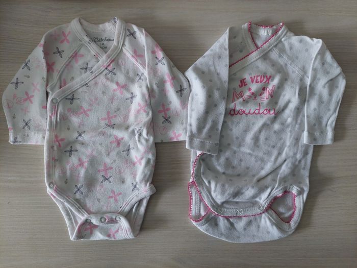 Bodys manches longues 1 mois - photo numéro 2