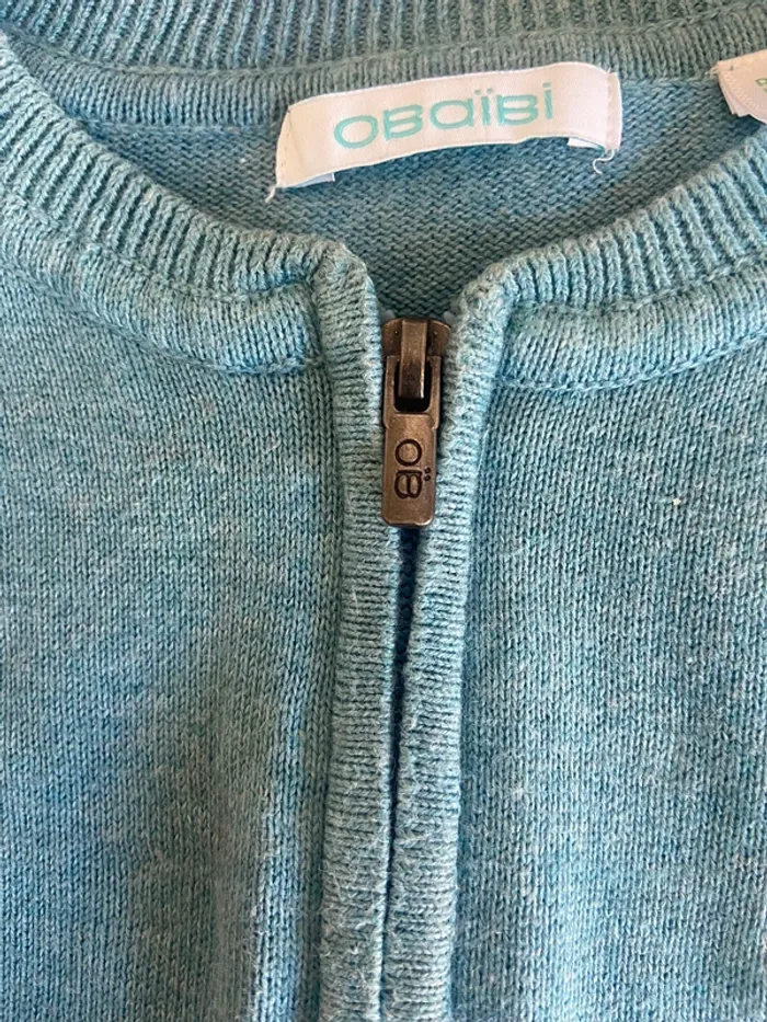 Veste zipée Obaïbi 6 mois - photo numéro 4