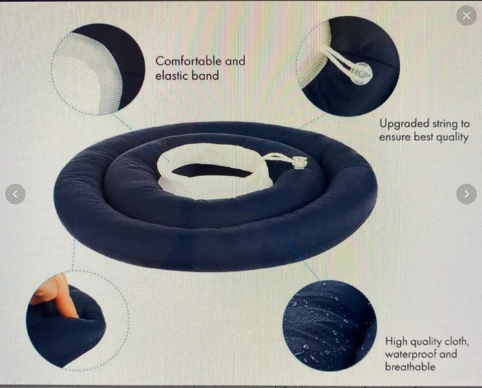 Collier de protection pour chien taille L - photo numéro 4