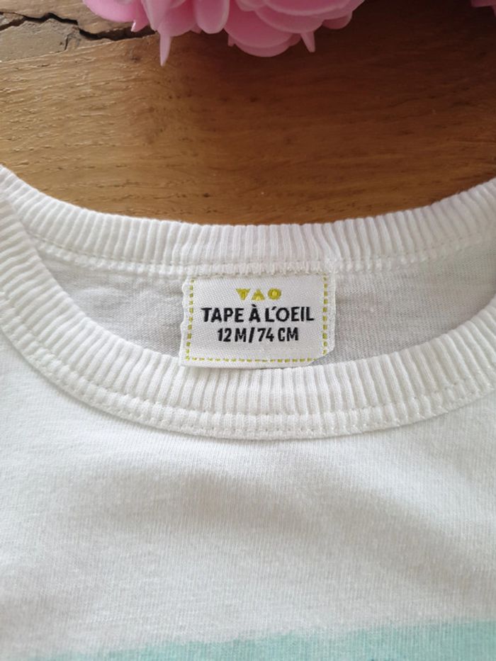 T-shirt manches courtes TAO 12m - photo numéro 3