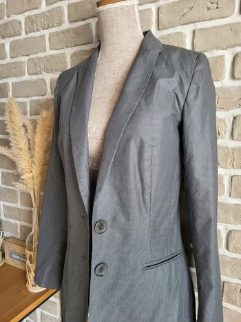 Blazer gris à tout petits carreaux Naf Naf neuf
