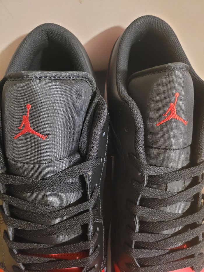 Air Jordan 1 LOW Noir/Rouge - photo numéro 2