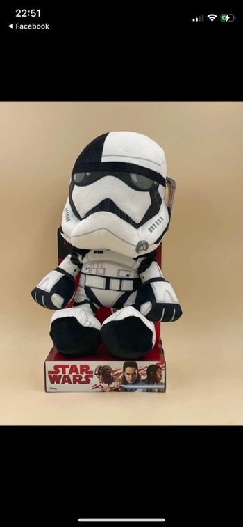 Peluche Disney Star Wars Stormtrooper 30 cm neuf