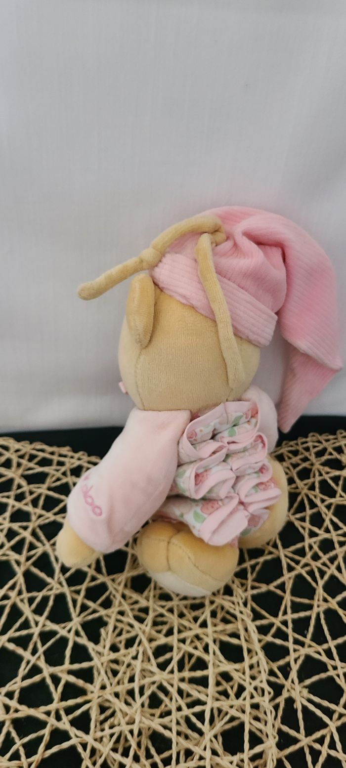 Peluche doudou musical Accordéon Ours Bonnet Kaloo - photo numéro 2