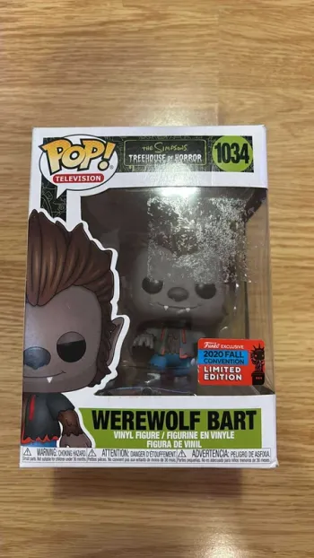 Funko Pop 1034 The Simpsons Werewolf Bart