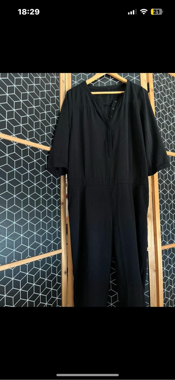 Combinaison pantalon noir Promod