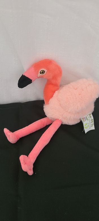 Peluche flamant rose NATURE PLANET Re-Pets ros