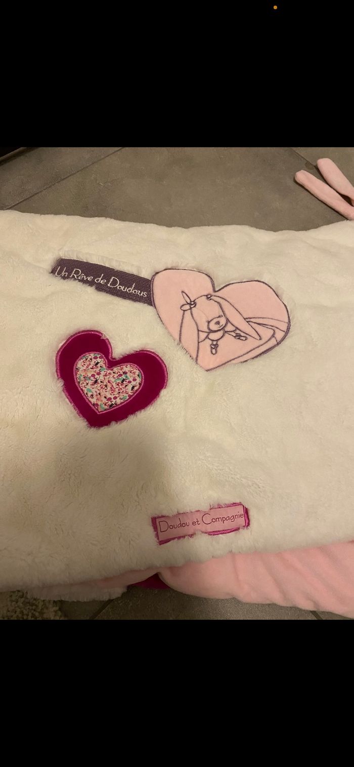 Tour de lit rose et blanc doudou et compagnie - photo numéro 5