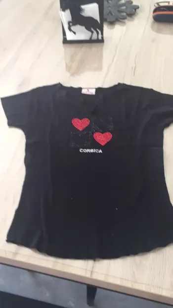 Teeshirt Corsica taille S noir