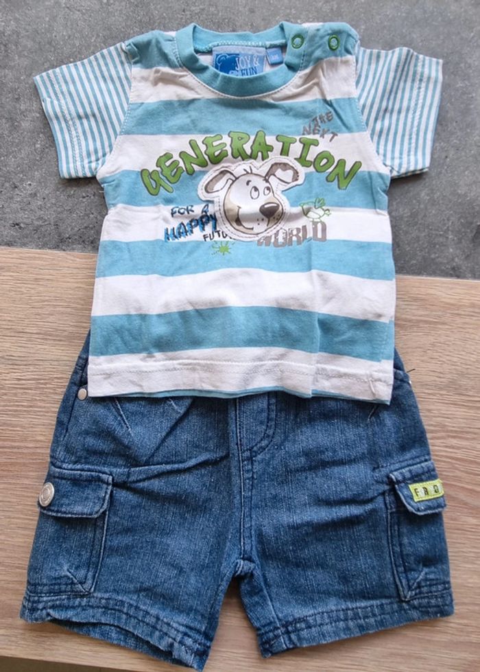 Ensemble short t-shirt 3mois
