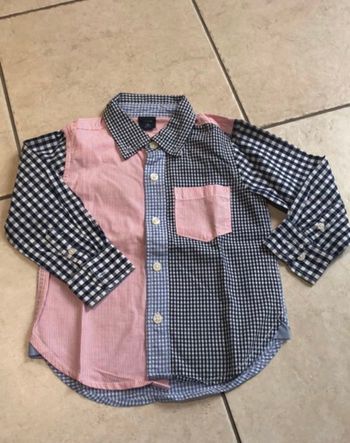 Chemise enfant à rayures