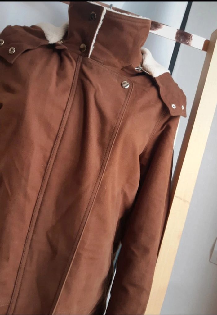 Ikks manteau chaud style mouton retourné T.38 - photo numéro 3