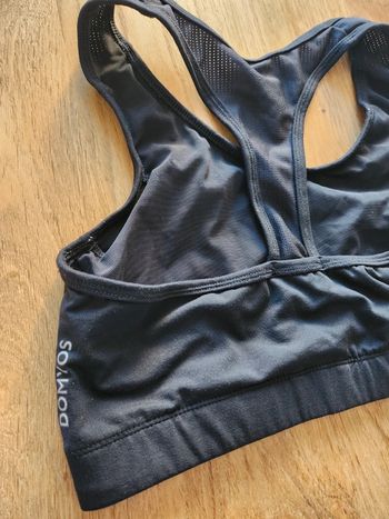 Brassière sport noir Domyos