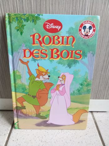 Livre Disney clube du  livre  robin des bois
