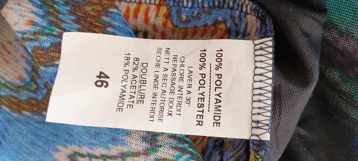 Blouse Tunique imprimée manches 3/4 marque Jean Gabriel Taille 46 - photo numéro 6