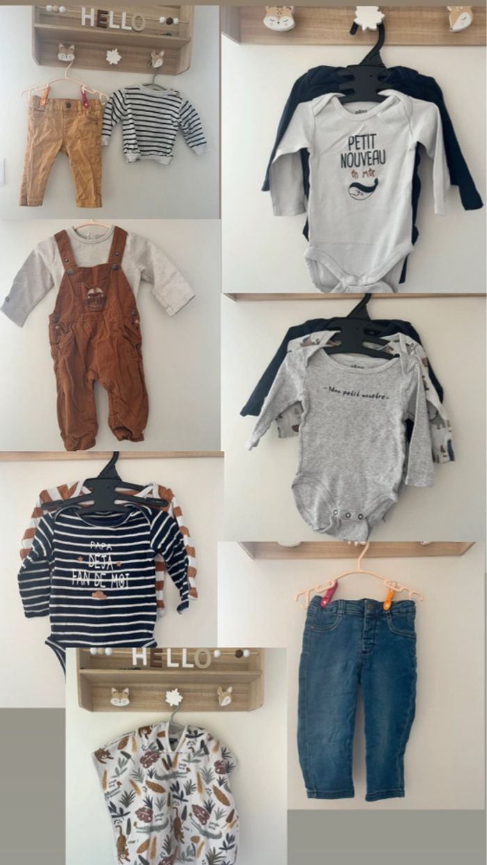 Lot de vêtement 6 mois