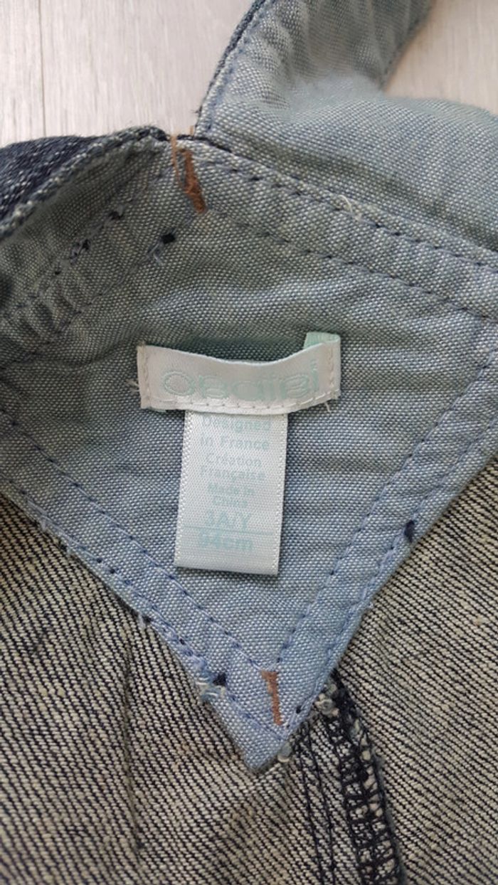 Salopette jean Obaibi 3 ans - photo numéro 3