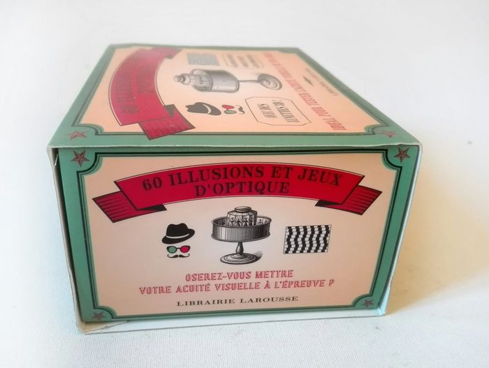 Jeu de découverte coffret boite de jeu "60 illusions et jeu d' optique" Larousse - photo numéro 3