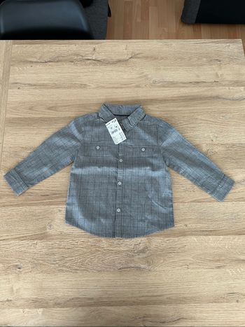 Chemise manches longues garçon taille 24 mois 2 ans Kiabi