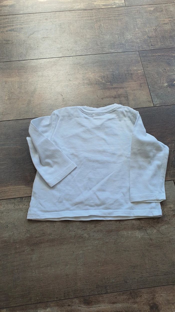 T-shirt tex 6 mois 68 cm en très bon état - photo numéro 3