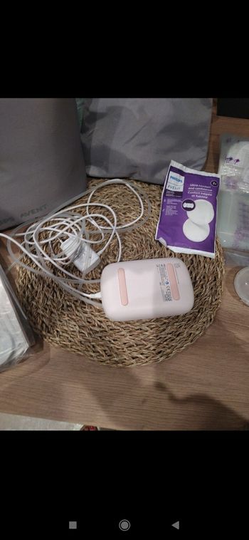 Tire lait électrique Double Pompage Avent référence SCF 397 Avent