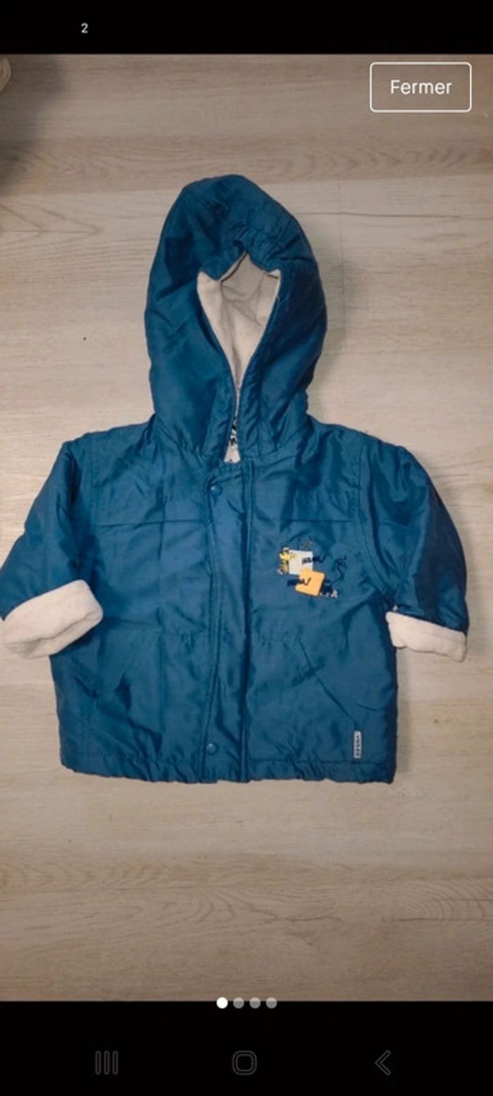 Manteau garçon marsupilami 2 ans