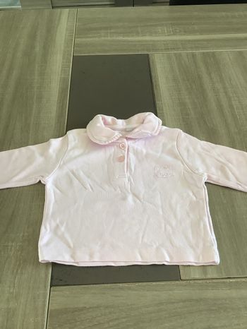 Polo manche longue taille 6 mois
