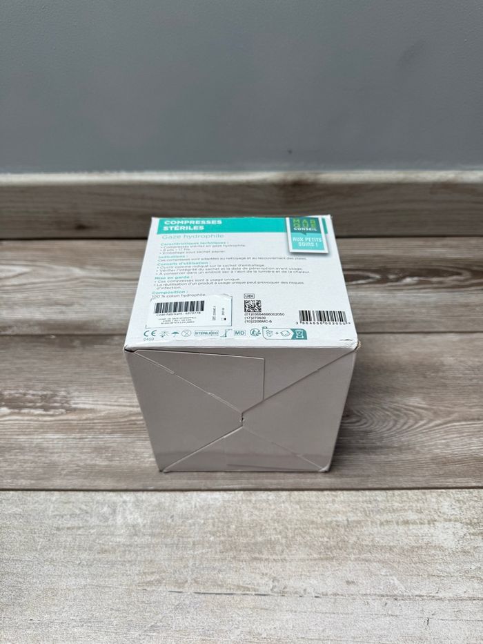 Compresse stérile 10 x 10 cm. - photo numéro 2