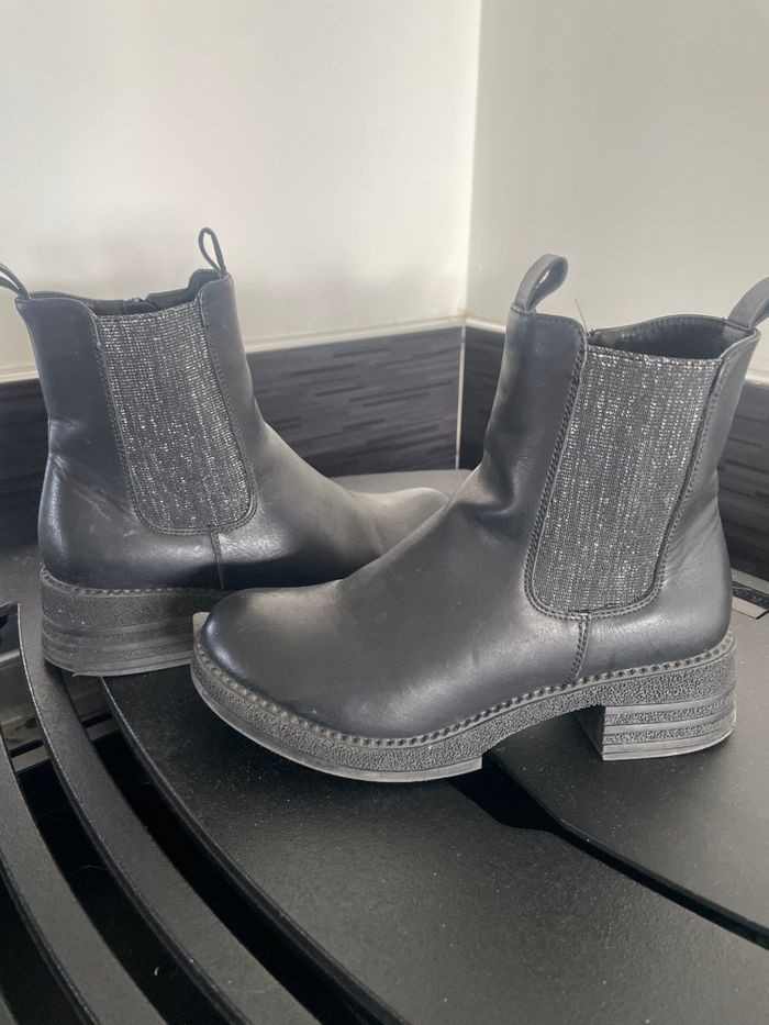 Bottines noir fille - photo numéro 2