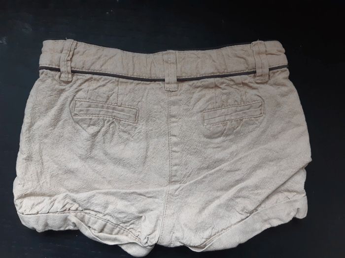 Short beige doré paillettes 18 mois obaibi - photo numéro 2