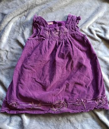 Robe velours 18 mois dpam