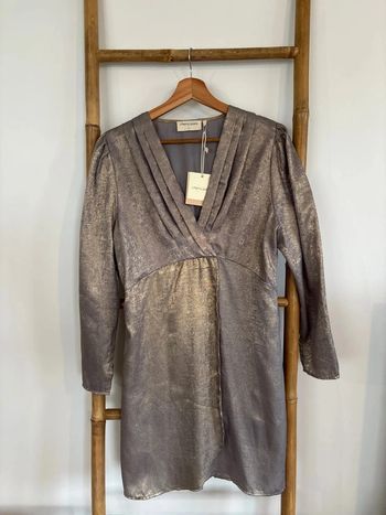Robe argentée dorée - Cherry Paris Taille 2 Taille M